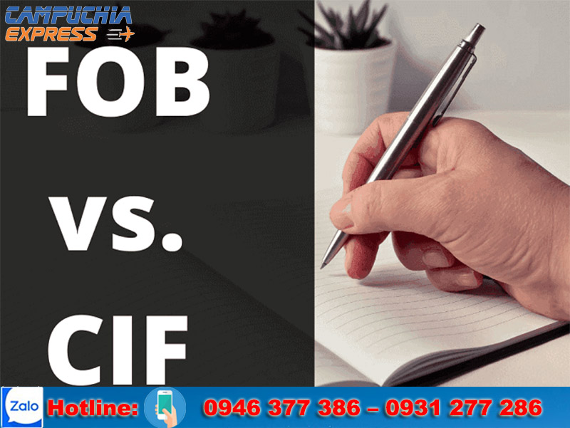 CIF là gì? Cách tính giá CIF trong Incoterms 2020 6 so sánh cif và fob