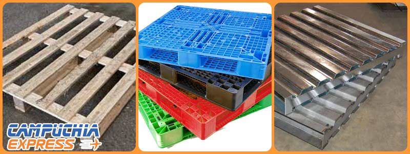 phân loại pallet theo vật liệu