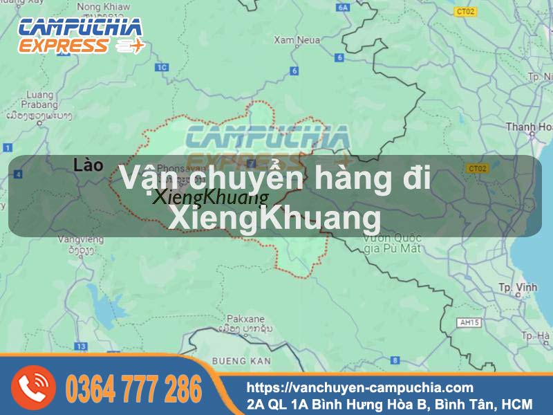 vận chuyển hàng đi xiengkhuang