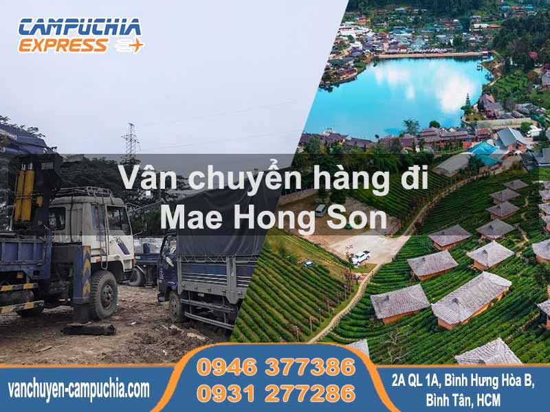Vận chuyển hàng đi Mae Hong Son một cách an toàn